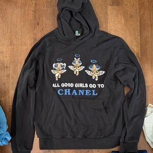 Mega Yacht Hoodie “All good girls go to chanel, Bad girls go to gucci”
